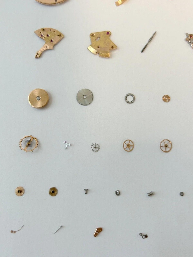 Omega Cal 354 Horlogeonderdelen Beweging Balans Vork Wielveer 350 351 352 353 355 afbeelding 6