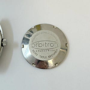 Mondia Orbitron Cal AS 1913 Watch Parts Movement Balance Fork Spring Bridge image 4