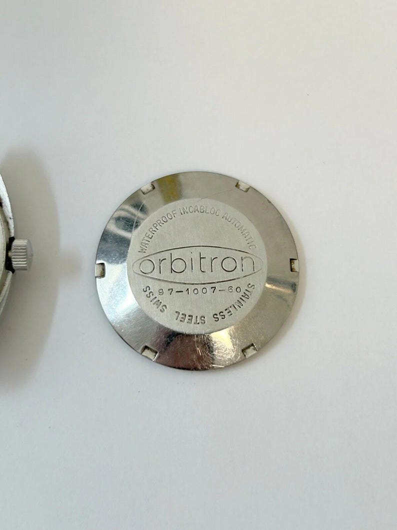 Mondia Orbitron Cal AS 1913 Watch Parts Movement Balance Fork Spring Bridge image 4
