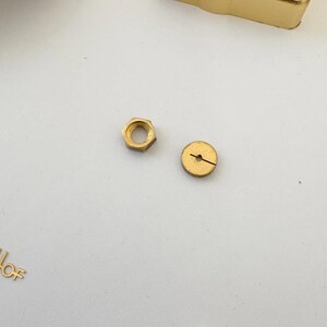 Imhof Striking Cal 76 9475 Clock Movement For Parts Balance Fork Key Knob Barrel image 9