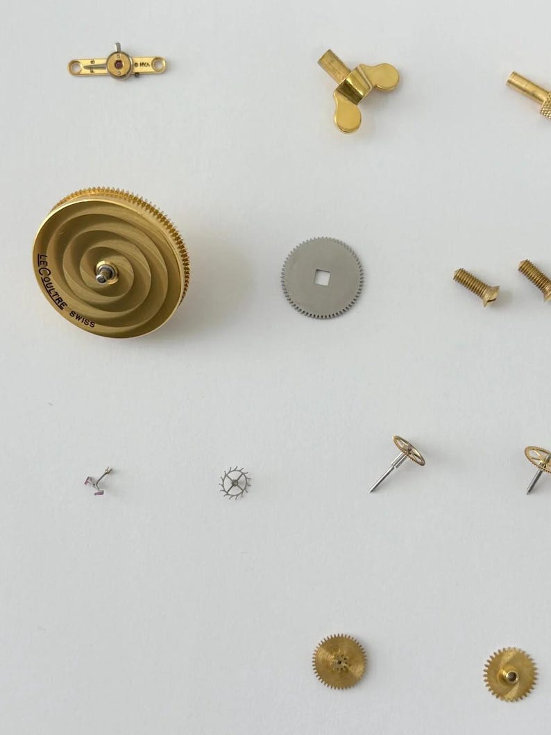 Jaeger LeCoultre Cal 210 Uhrwerk für Teile Balance Fork Key Knob Barrel Bild 4