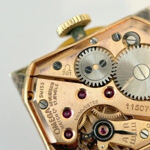 Omega Cal 301 Watch Movement For Parts Balance Fork Spring Bridge image 4