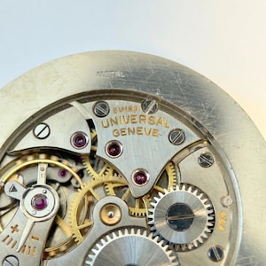 Piezas de reloj universales Geneve Cal 264 Movimiento Horquilla de equilibrio Puente de resorte Esfera imagen 2