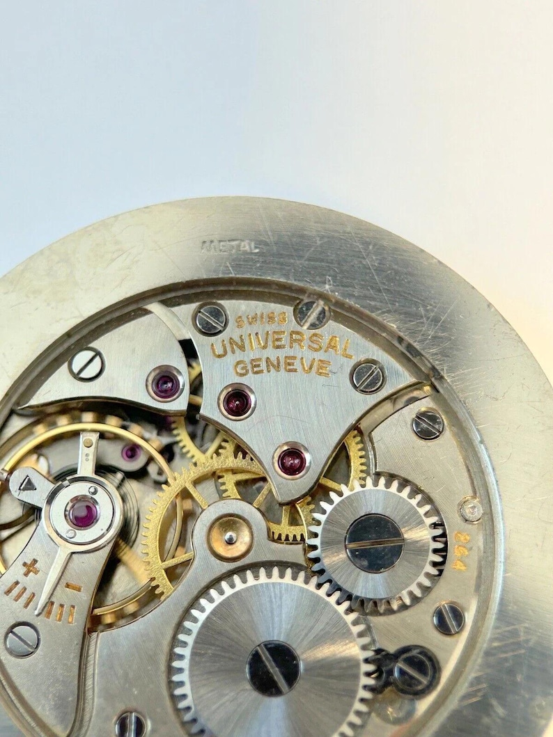 Piezas de reloj universales Geneve Cal 264 Movimiento Horquilla de equilibrio Puente de resorte Esfera imagen 2