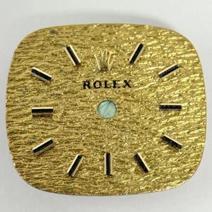 Rolex Cal 1400 Ladies Watch Parts Movement Fork Wheel Spring Bridge Dial Hnads image 7