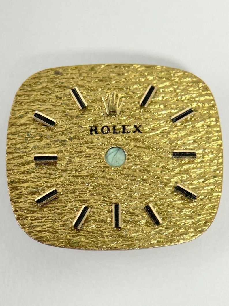 Rolex Cal 1400 Ladies Watch Parts Movement Fork Wheel Spring Bridge Dial Hnads image 7
