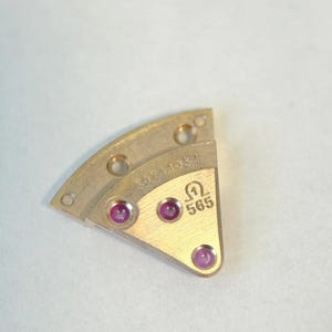 Omega Cal 565 Watch Movement Parts Balance Fork Wheel Spring Bridge Escapement 3 image 19
