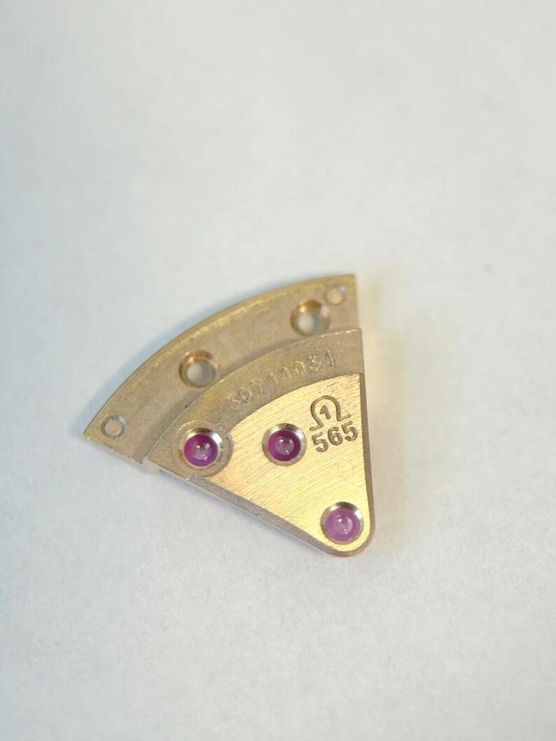 Omega Cal 565 Watch Movement Parts Balance Fork Wheel Spring Bridge Escapement 3 image 19