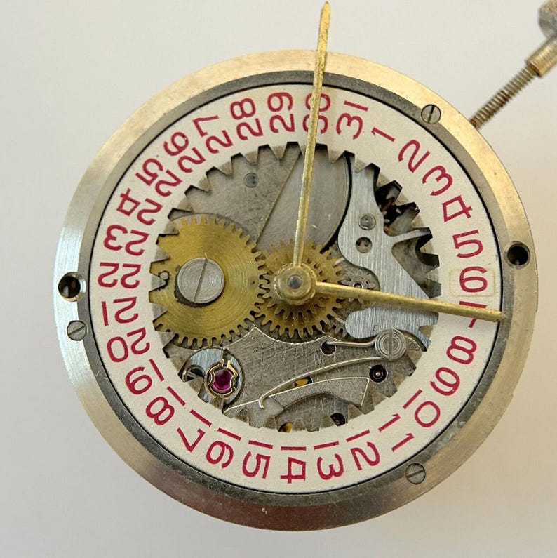 Le Jour Cal P 336-N Composants de la montre Mouvement Fourche à ressort Pont image 2
