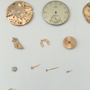 Omega Cal 30 T2 PC Watch Movement Parts Wheel Spring Bridge Dial Hands 30T2 2 image 2