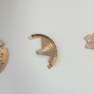 Piezas de reloj Omega Cal 351 Movimiento Balance Horquilla Rueda Resorte 350 354 352 353 355 imagen 8