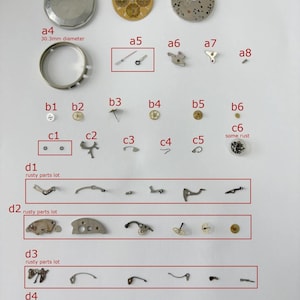 Lemania Cal 873 Watch Movement Parts Dial Case Back Hands Omega 861 Tissot 1873 image 1