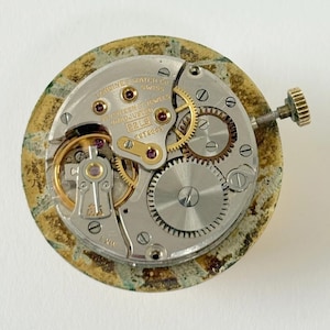 Longines Cal 22 LS Watch Parts Movement Balance Fork Dial Hands