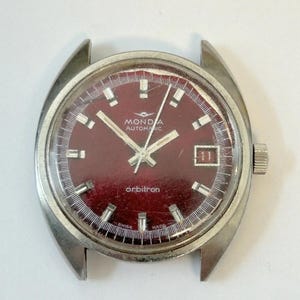 Mondia Orbitron Cal AS 1913 Watch Parts Movement Balance Fork Spring Bridge image 3