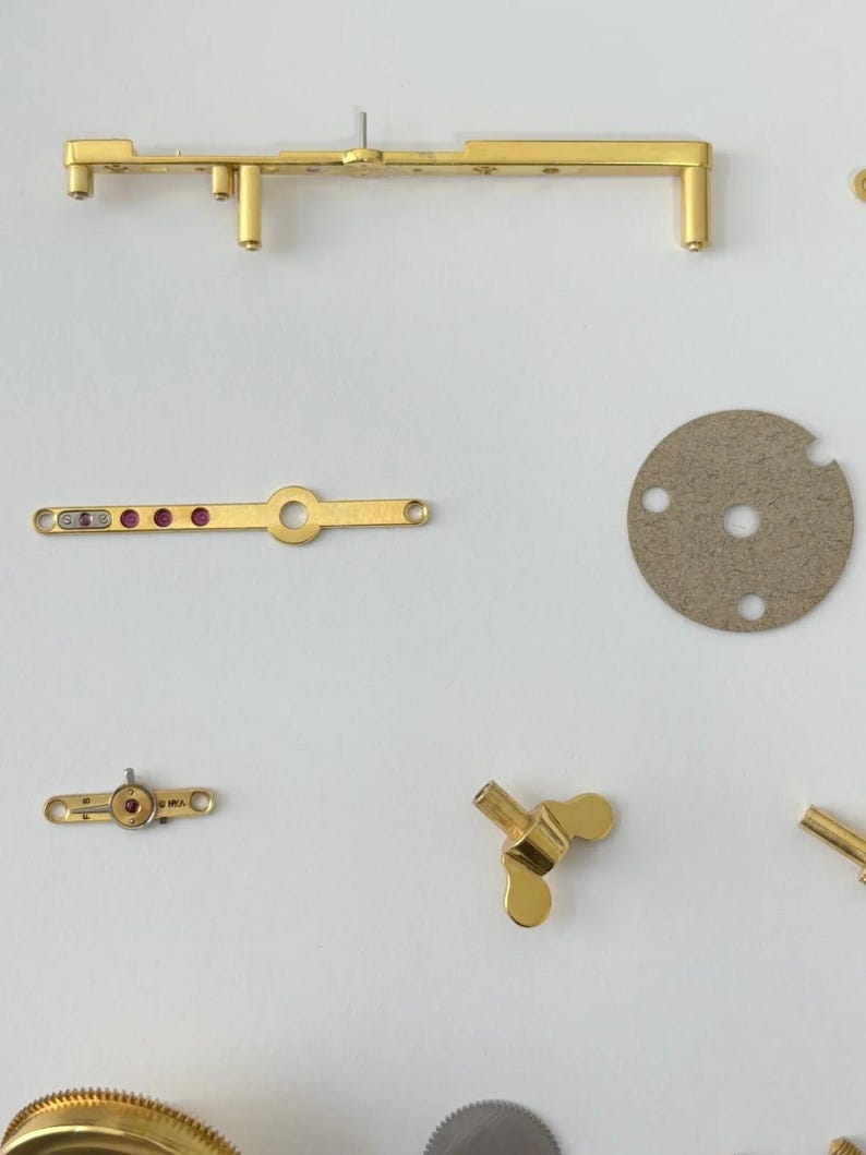 Jaeger LeCoultre Cal 210 Uhrwerk für Teile Balance Fork Key Knob Barrel Bild 2