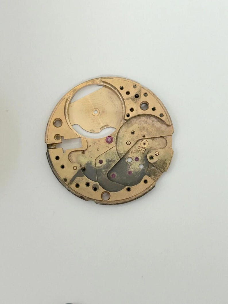 Omega Cal 420 Watch Parts Movement Balance Fork Wheel Spring Dial Bridge 2 image 8