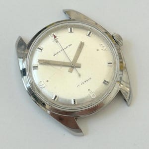 Waltham Cal AS 1802 / 03 Watch Parts Movement Balance Spring Dial Hand Case image 3