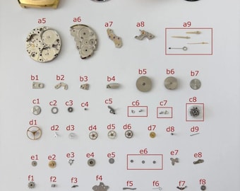 Vulcain Caliber MSR S2 Movement Part  Balance Fork Wheel Spring Bridge Dial Case