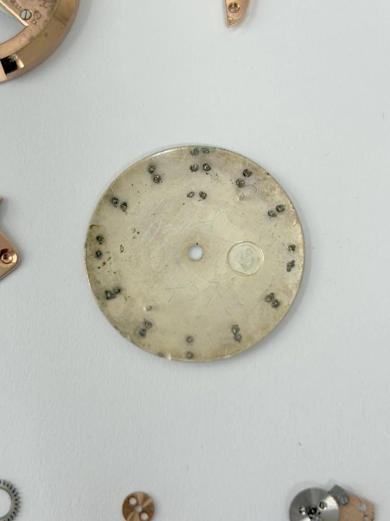 Omega Cal 351 Uhrenteile Uhrwerk Balance Gabel Rad Feder 350 354 352 353 3 Bild 12