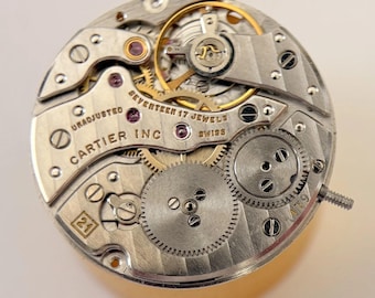 Frederic Piguet 21 Cartier 179 Watch Movement Part Balance Spring Plate Fork