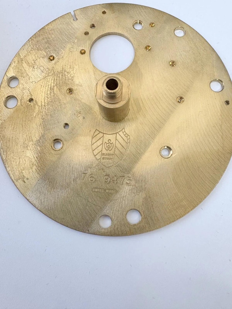 Imhof Striking Cal 76 9475 Clock Movement For Parts Balance Fork Key Knob Barrel image 4