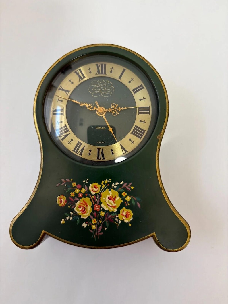 Jaeger Lecoultre Musical Alarm Clock PICK-A-PART movement Cal 211 Reuge Balance image 2