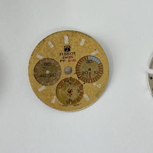 Lemania Cal 873 Watch Movement Parts Dial Case Back Hands Omega 861 Tissot 1873 image 8