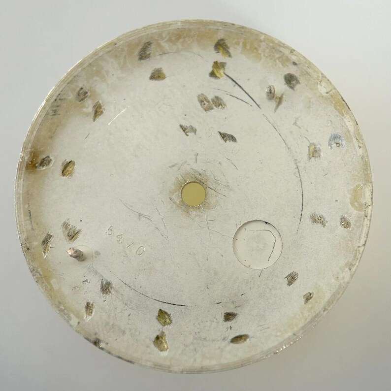 Omega Cal 550 Watch Movement Parts Dial Balance Spring Plate Fork Wheel Rotor 4 image 7