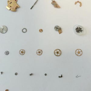Omega Cal 354 Horlogeonderdelen Beweging Balans Vork Wielveer 350 351 352 353 355 afbeelding 7