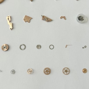 Omega Cal 500 Delar Urverk Balans Gaffel Hjul Fjäderbrygga 501 502 503 505 4 bild 5