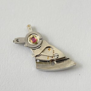 Zodiac Cal 70-72 Watch Movement Part Balance Fork Wheel Spring Bridge Disk Sea image 11