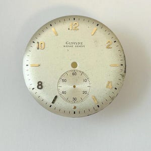 Glycine Bienne Cal 006 900 18 Jewels Parts Movement Balance Fork Wheel Watch image 6