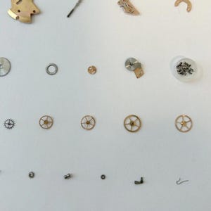 Omega Cal 354 Horlogeonderdelen Beweging Balans Vork Wielveer 350 351 352 353 355 afbeelding 5