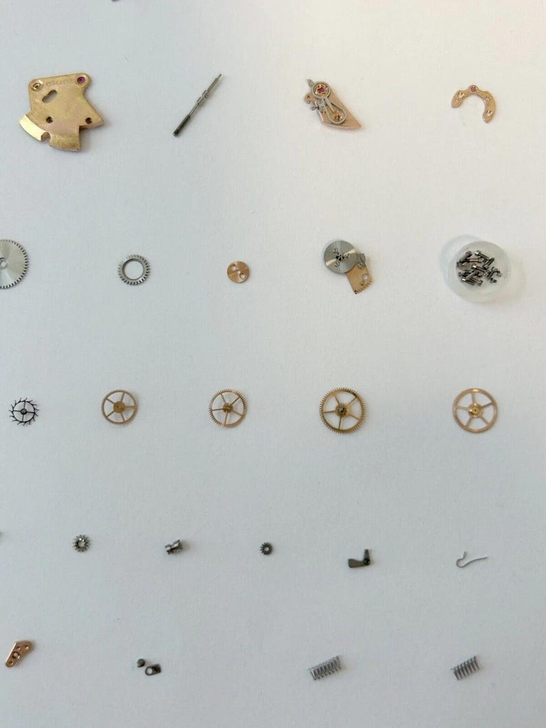 Omega Cal 354 Horlogeonderdelen Beweging Balans Vork Wielveer 350 351 352 353 355 afbeelding 5