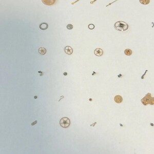 Omega Cal 565 Watch Movement Parts Balance Fork Wheel Spring Bridge Escapement 3 image 8