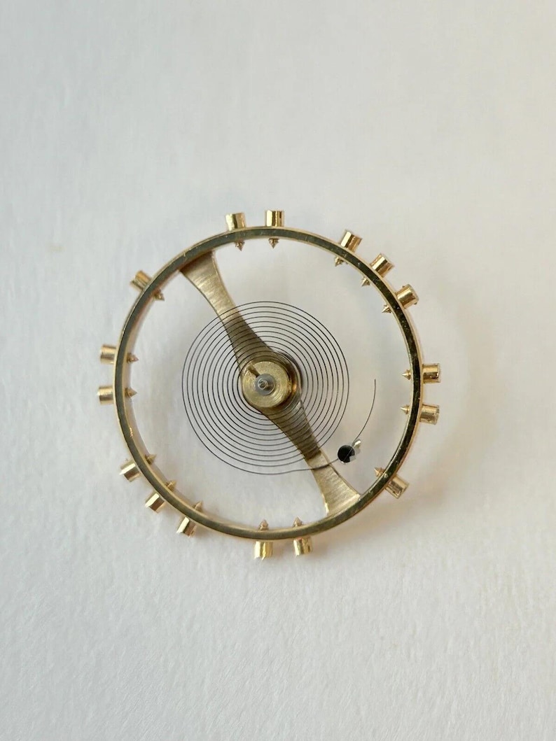 Glycine Bienne Cal 006 900 18 Jewels Parts Movement Balance Fork Wheel Watch image 13