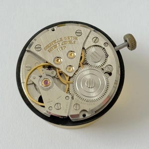 Caravelle Caliber 11DP Watch Parts Movement Balance Fork Spring Bridge image 2