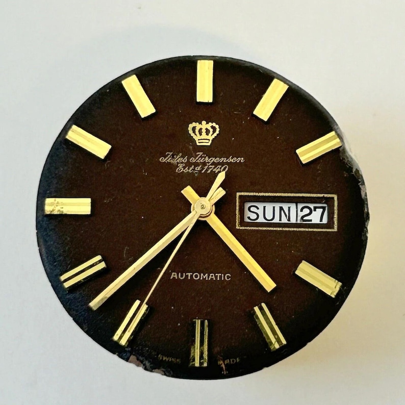 Jules Jurgensen Cal AS 1916 Watch Parts Movement Balance Fork Spring Bridge image 2