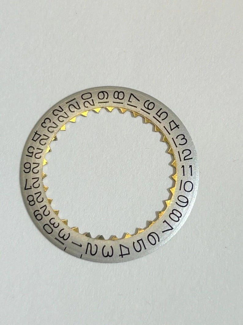 Movimiento del reloj Omega Cal 560, pieza de equilibrio, rueda de horquilla, puente de resorte, bisel de escritorio 4 imagen 12