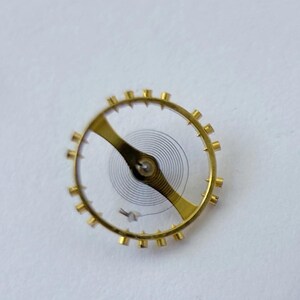 Jaeger LeCoultre Cal 814 Memovox Alarm Movement Part Balance Fork Barrel Wheel image 11