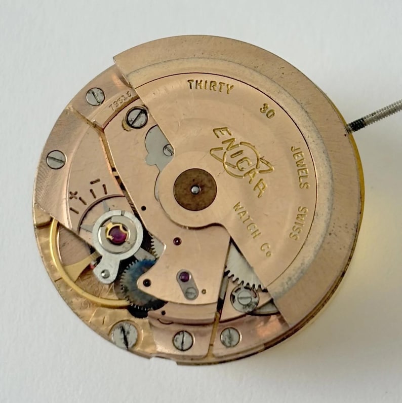 Enicar Caliber AR 1125 Watch Parts Movement Balance Fork Spring Bridge image 1