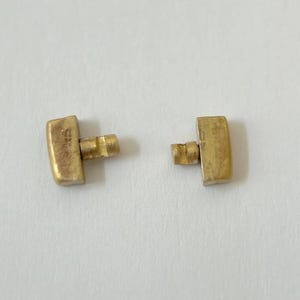 Piezas del movimiento del cronógrafo Landeron Cal 51, rueda de horquilla, resorte, puente, manecillas imagen 11