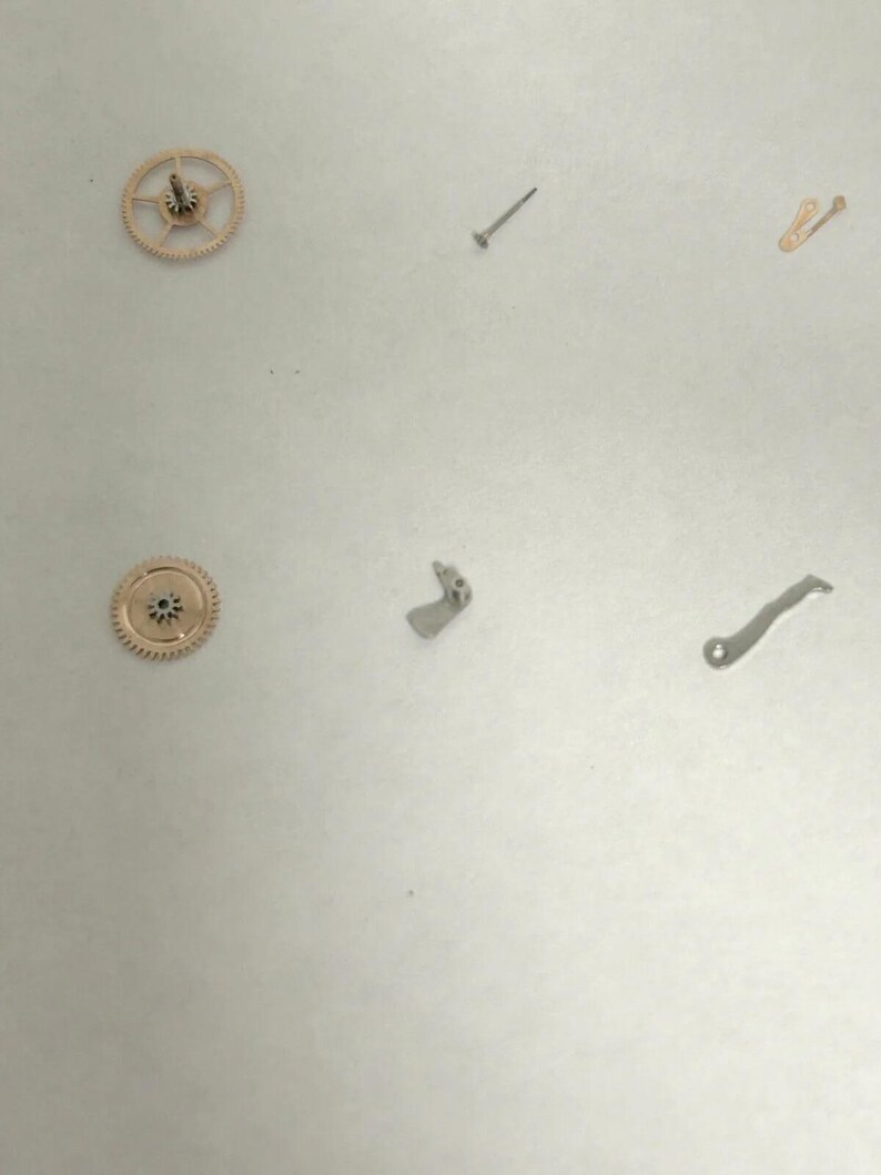 Omega Cal 562 Watch Movement Parts Balance Fork Wheel Spring Bridge 4 image 17