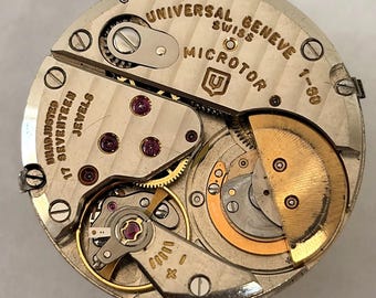 Universal Geneve Polerouter Kal. 1-69 Uhrwerksteile Unruhgabelfeder