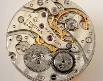 Frederic Piguet 21 Certina 926 Uhr-Uhrwerk-Teil-Unruh-Spring-Platte-Gabel