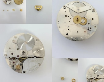 IMHOF Caliber 544 Clock PICK-A-PART 8 Day Movement Wind Key Knob Balance Feet