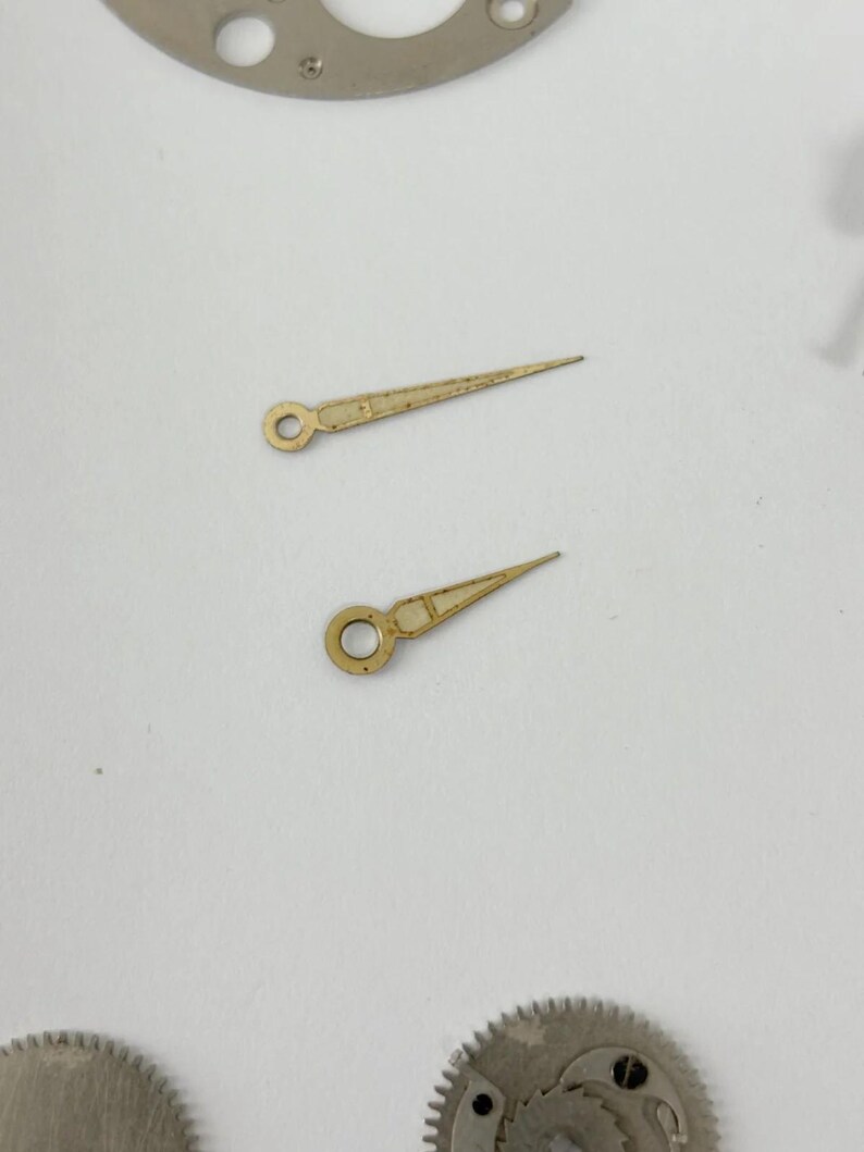 Jaeger LeCoultre Cal 219 Clock Movement Part Balance Fork Barrel Wheel Dial image 11