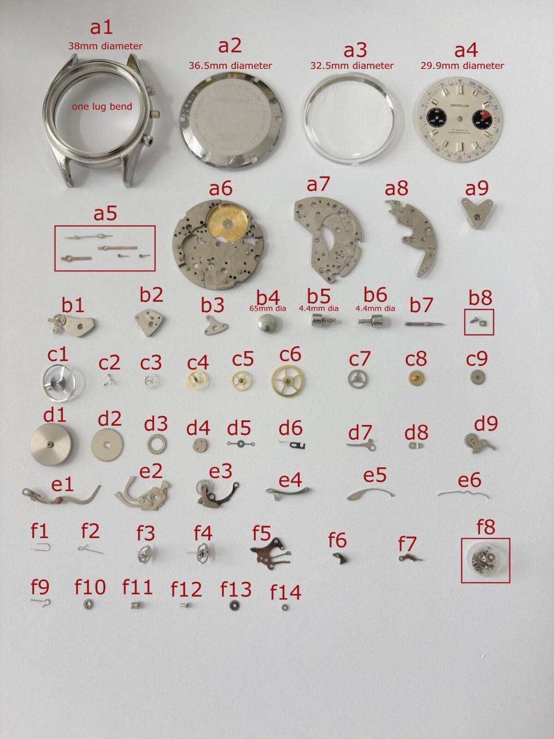 Pièce Horlogerie VALJOUX : Pont Roue D'Ancre (Pallet Fork Bridge) - Calibres 7730/7732/7733/7734/7736 - Occasion
