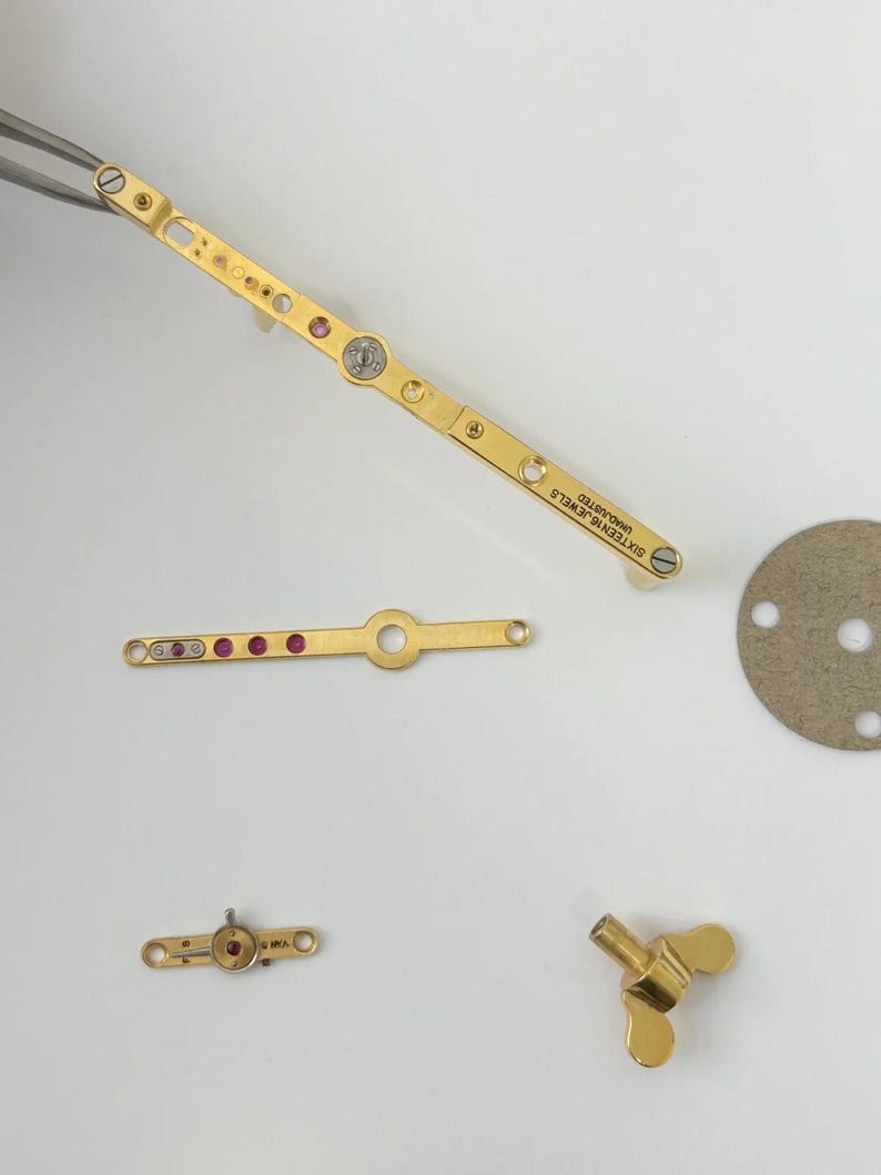 Jaeger LeCoultre Cal 210 Uhrwerk für Teile Balance Fork Key Knob Barrel Bild 6