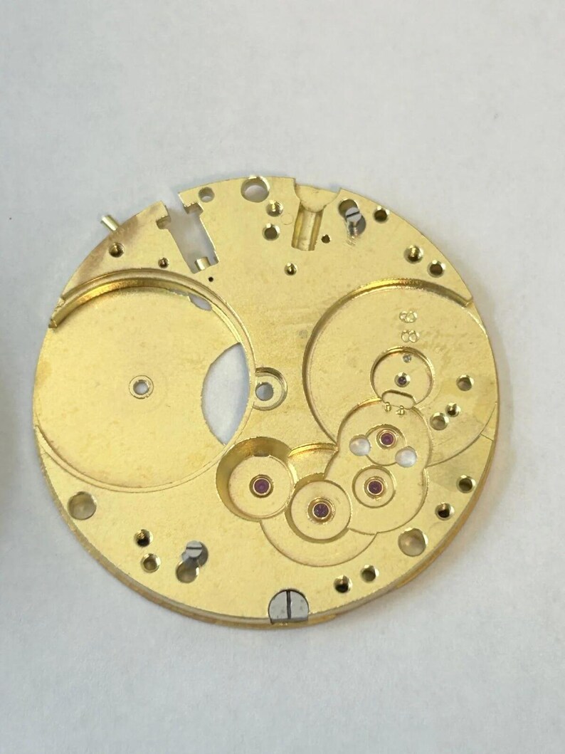 Landeron Monopusher Chronograph Watch Movement Parts Cal 2 3 15 Dial Hands Sub image 13